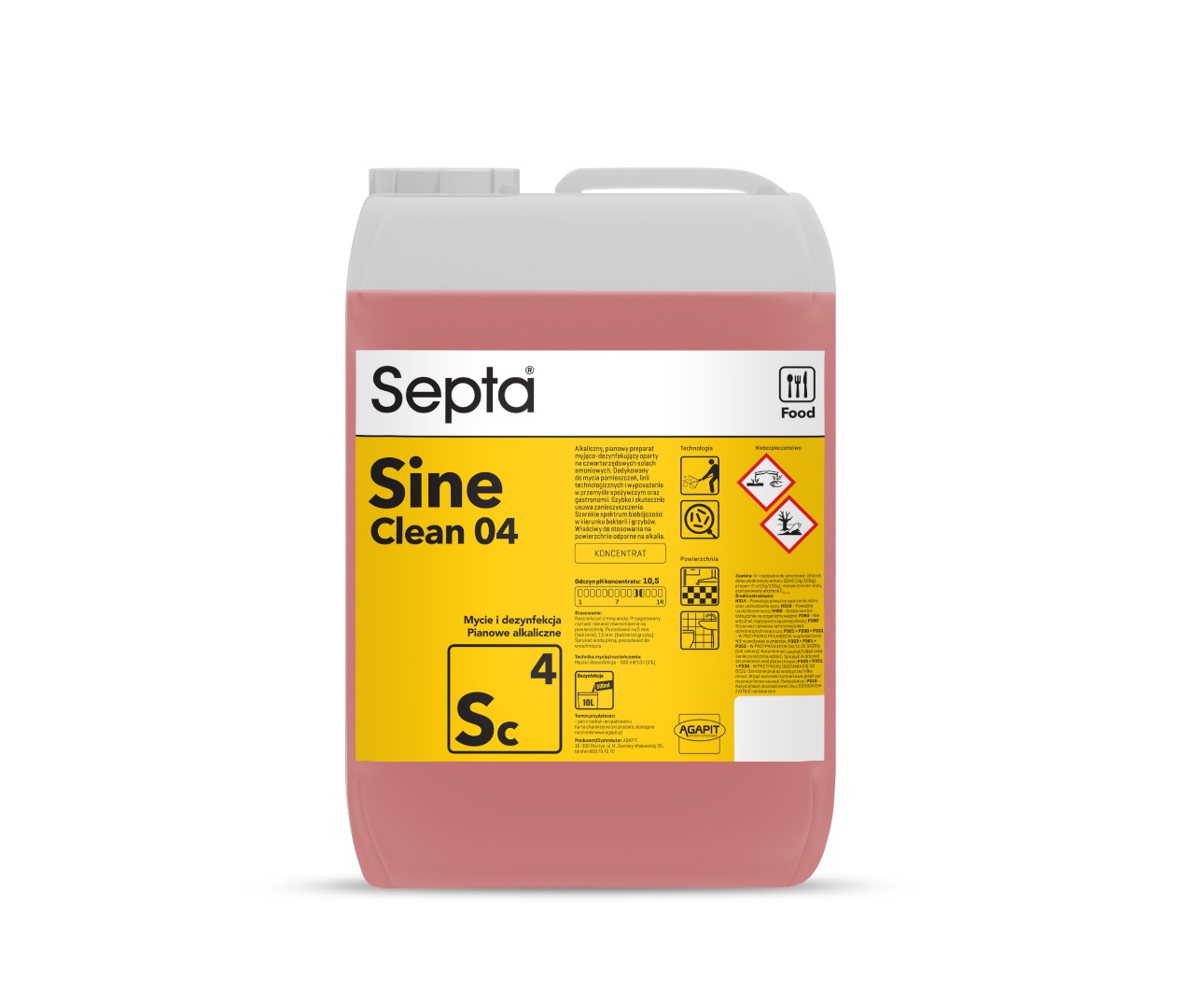 Septa sine clean 04 sc4 10l