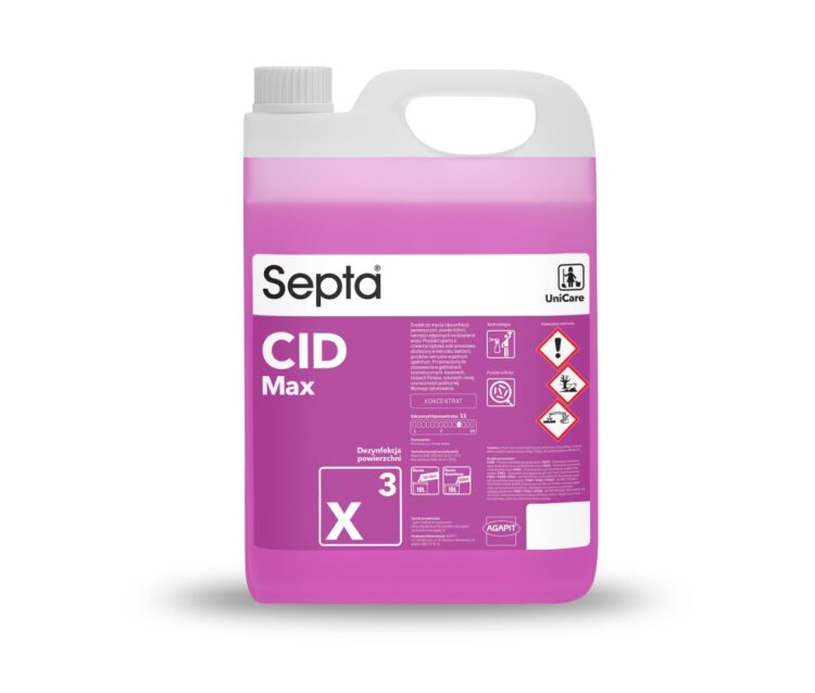 Płyn do dezynfekcji powierzchni septa cid max x3 5l mix
