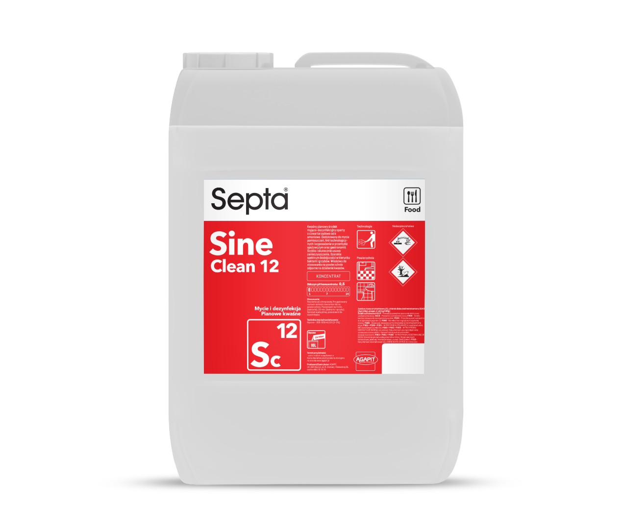 Septa sine clean 12 sc12 20l