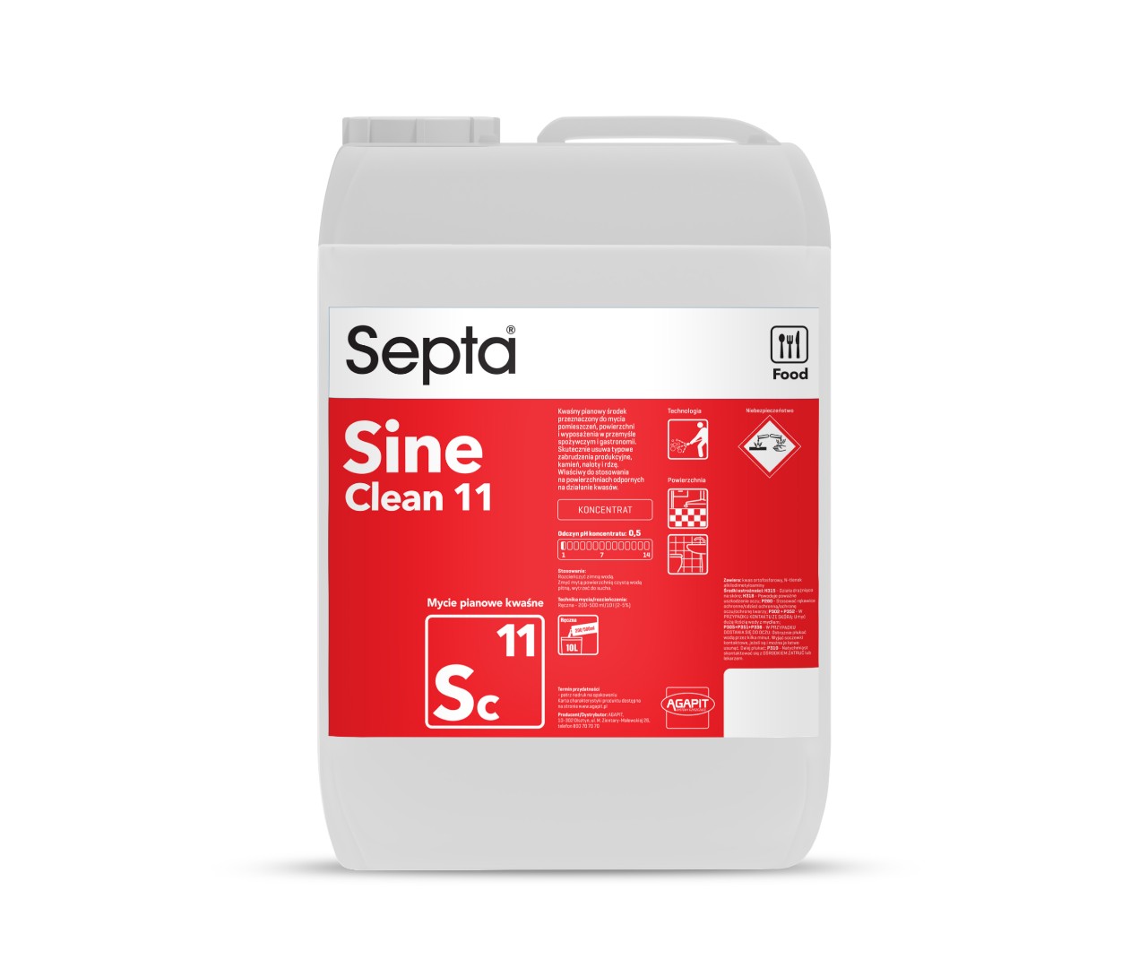 Septa sine clean 11 sc11 10l