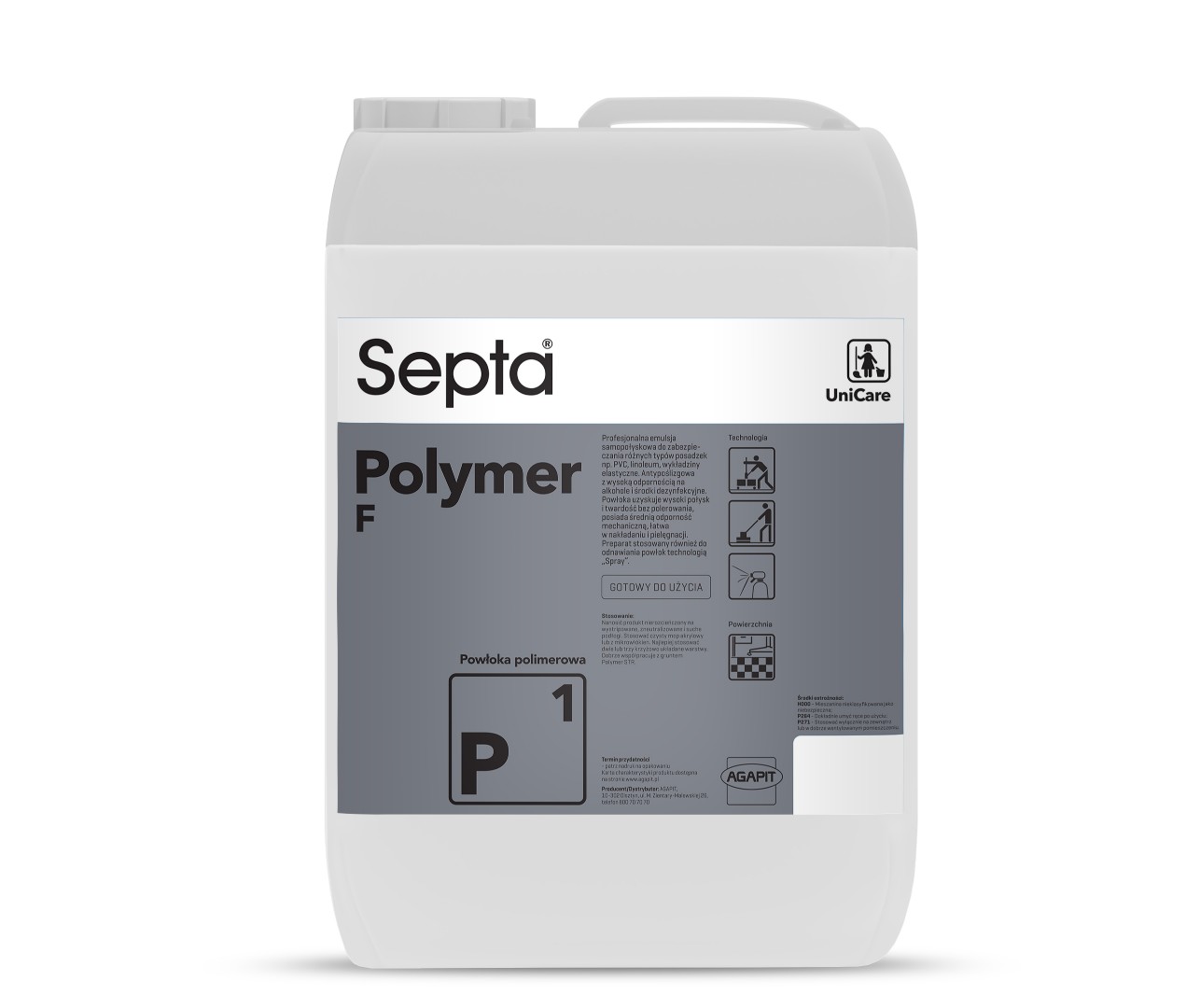 Septa polymer f p1 10l