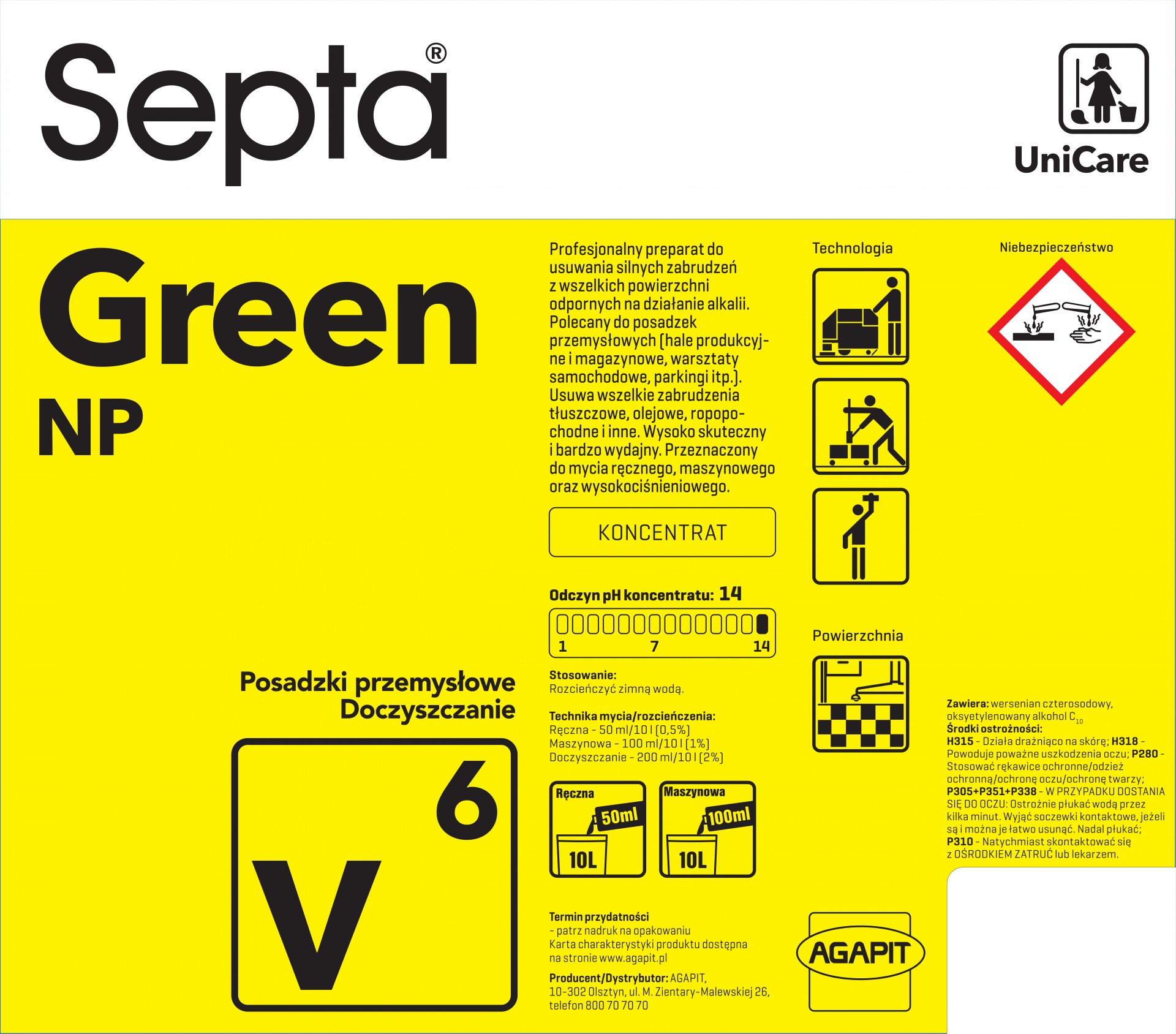 Septa green np v6 5l - obrazek 2