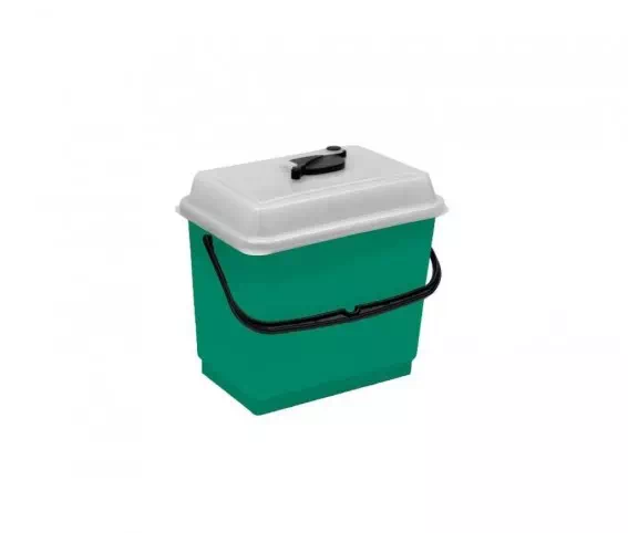 Wiadro z pokrywą hermetyczną 4l zielone monoroll system
