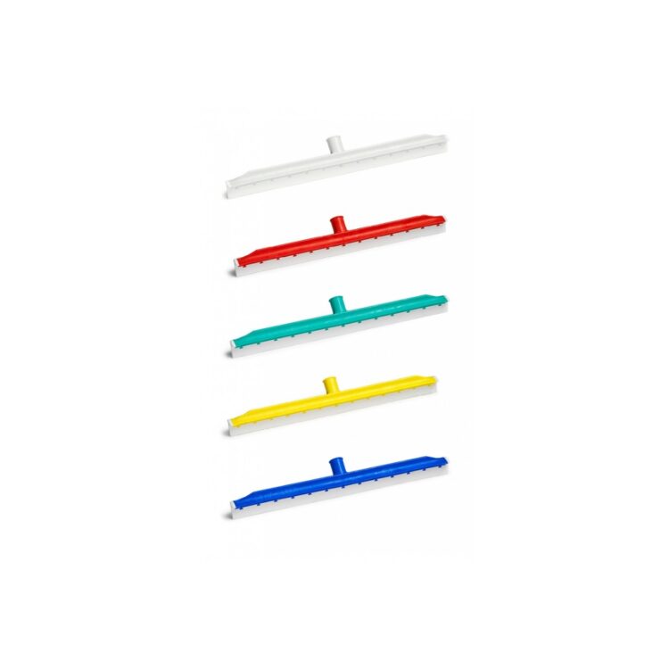 Filmop zbierak podłogowy z pojedynczym piórem 55cm biały  guma biała system oznaczenia haccp