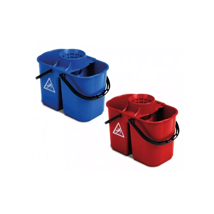 Filmop gemini wiadro dwukomorowe plastikowe 15 wyciskarka podwójna rączka niebieskie