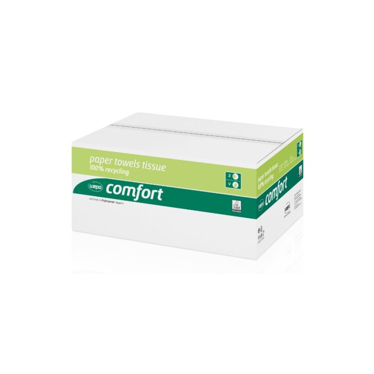 Wepa ręcznik zz 3200 typu v biały makulatura 2w 25x23cm a20